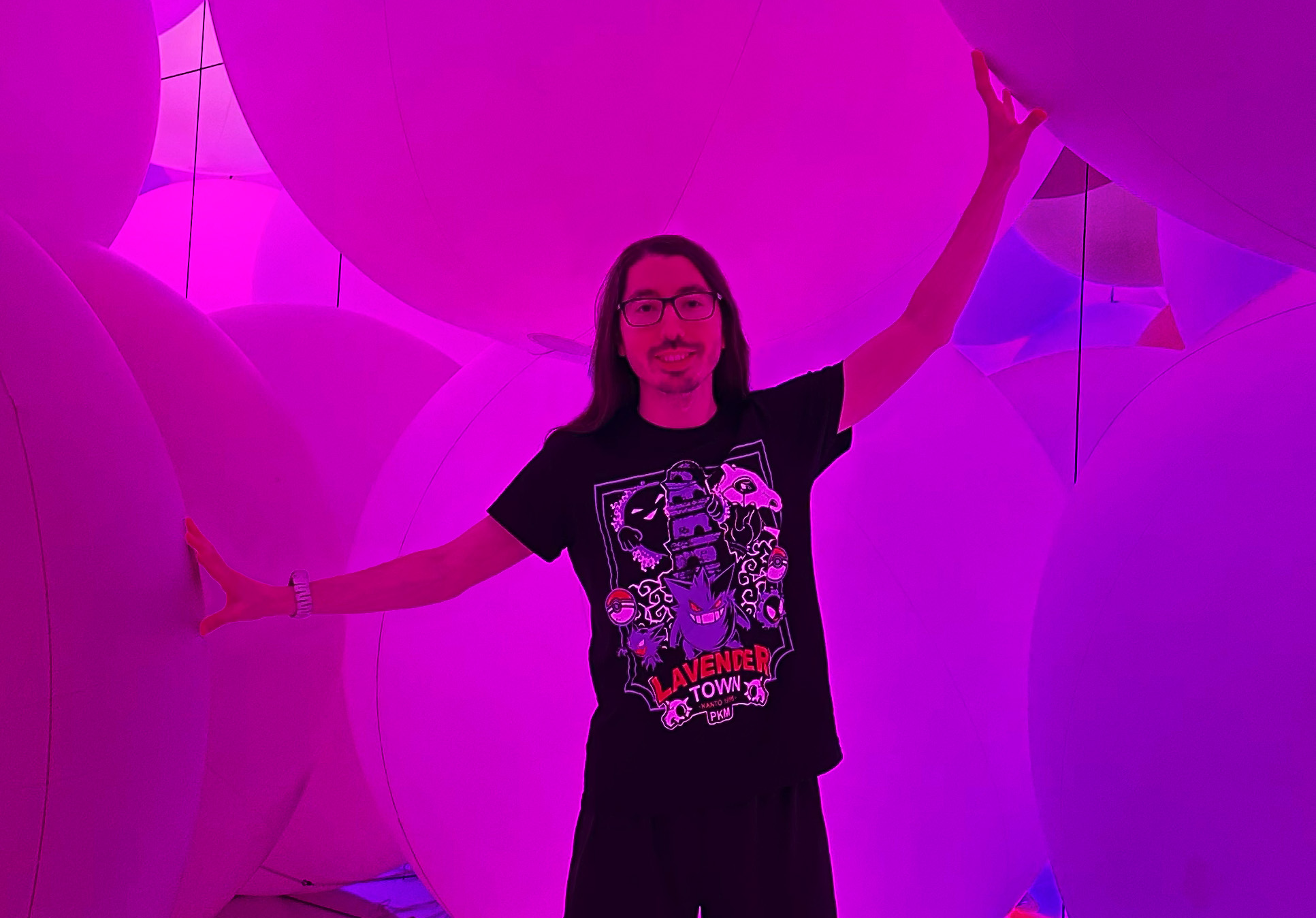 Visita de Guinxu al museo TeamLab de Tokyo. Guinxu museo Tokyo Teamlabs